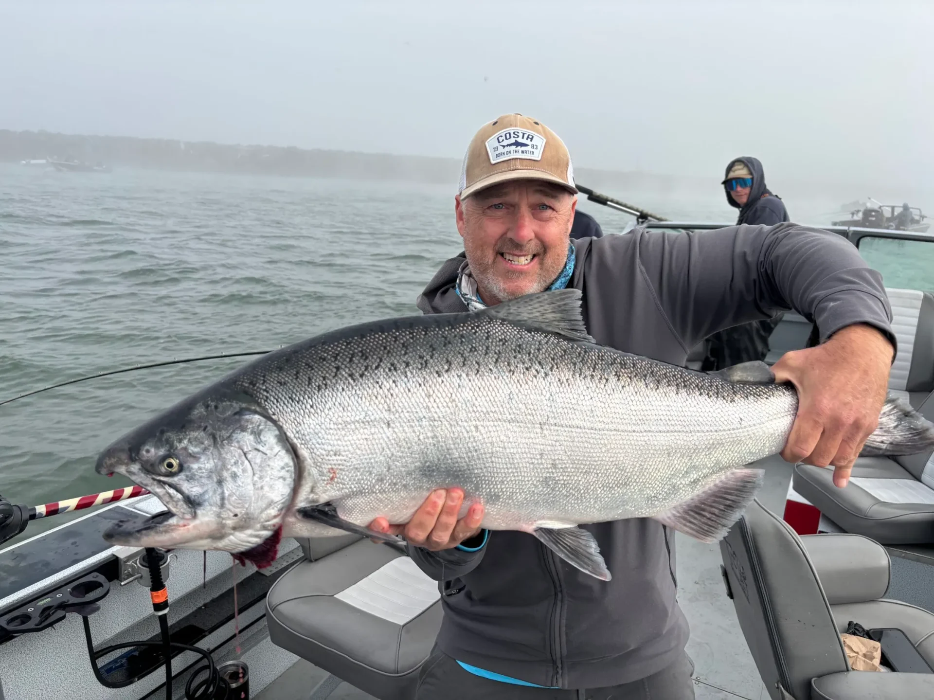 David Johnson fishing on the Columbia River